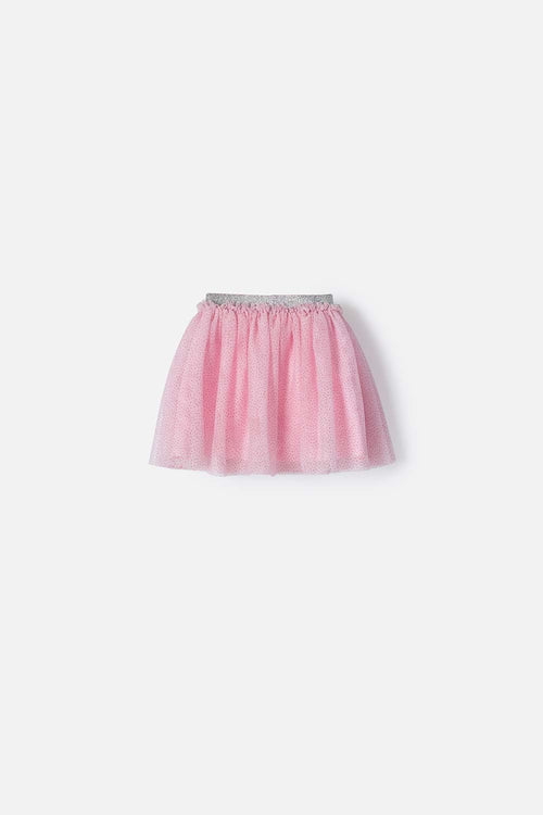 POLLERA DE LITTLEMIC CORTA ROSADA PARA NIÑA 2T A 5T