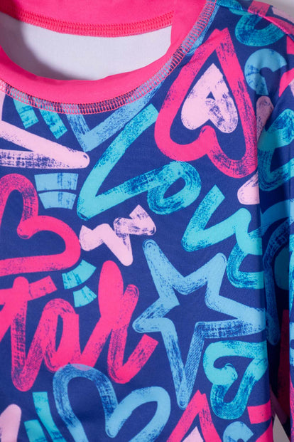 CONJUNTO DE BAÑO DE MIC MULTICOLOR PARA NIÑA