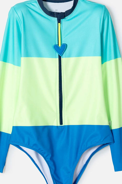 VESTIDO DE BAÑO DE MIC MULTICOLOR PARA NIÑA