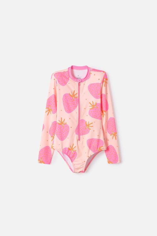 VESTIDO DE BAÑO DE MIC MANGA LARGA MULTICOLOR PARA NIÑA