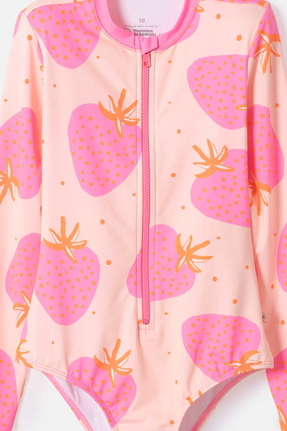 VESTIDO DE BAÑO DE MIC MANGA LARGA MULTICOLOR PARA NIÑA