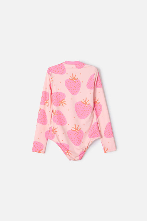 VESTIDO DE BAÑO DE MIC MANGA LARGA MULTICOLOR PARA NIÑA