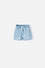 SHORT DE LITTLEMIC CON CORDÓN AZUL PARA NIÑA 2T A 5T