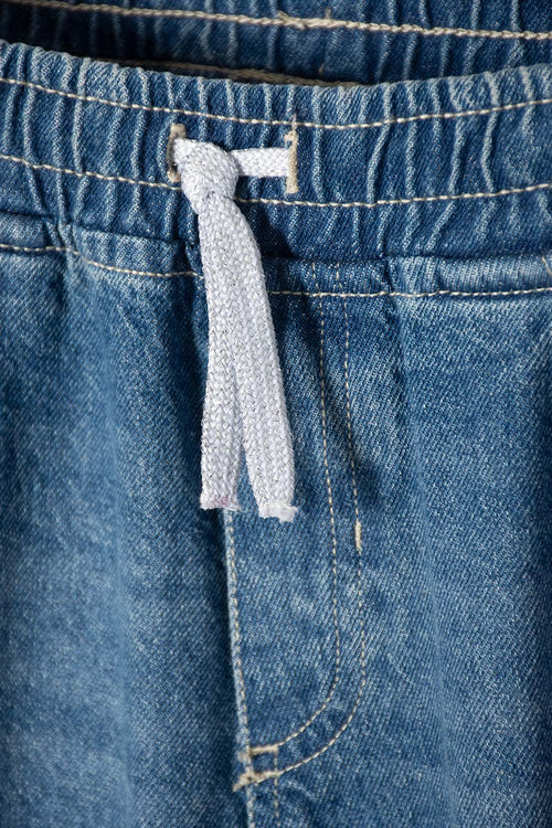 JEAN DE MIC CON CORDÓN AZUL PARA NIÑA