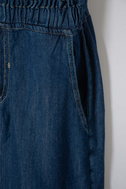 JOGGER DE MIC CON CORDÓN AZUL PARA NIÑA