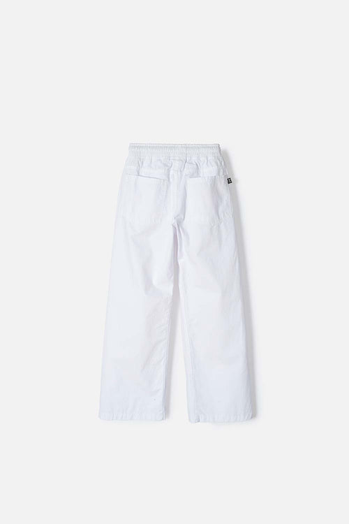 JOGGER DE MIC CON CORDÓN BLANCO PARA NIÑA