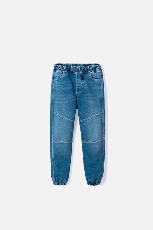 JOGGER DE MIC CON CORDÓN AZUL PARA NIÑO