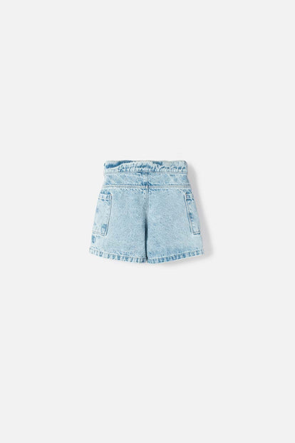CALZAS DE LITTLEMIC DENIM AZUL PARA NIÑA 2T A 5T
