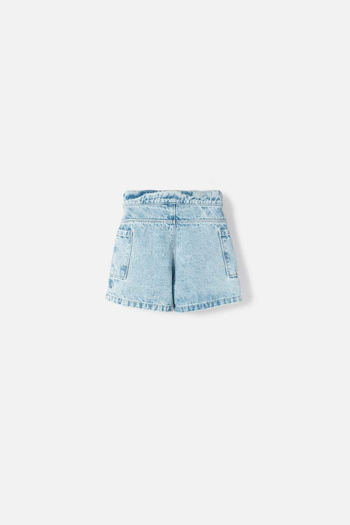 CALZAS DE LITTLEMIC DENIM AZUL PARA NIÑA 2T A 5T