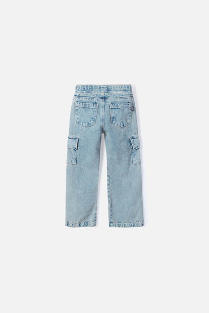 JEAN DE LITTLEMIC BOTA ANCHA PARA NIÑA 2T A 5T