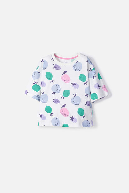 POLERA DE MIC MANGA CORTA MARFIL PARA NIÑA