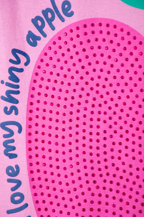 POLERA DE MIC MANGA CORTA ROSADO PARA NIÑA