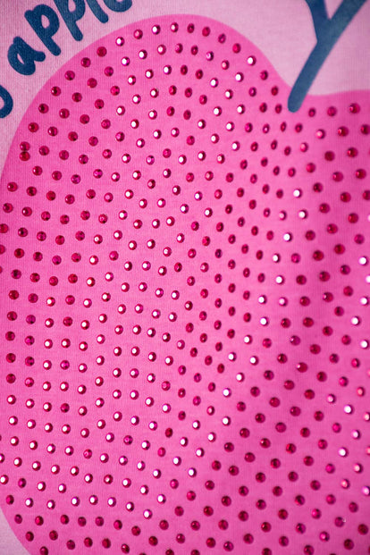 POLERA DE LITTLEMIC MANGA CORTA ROSADO PARA NIÑA 2T A 5T