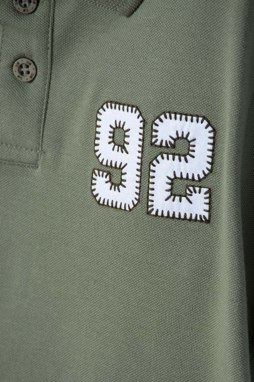POLERA TIPO POLO DE MIC VERDE PARA NIÑO