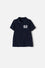POLERA TIPO POLO DE MIC AZUL PARA NIÑO 2T A 5T
