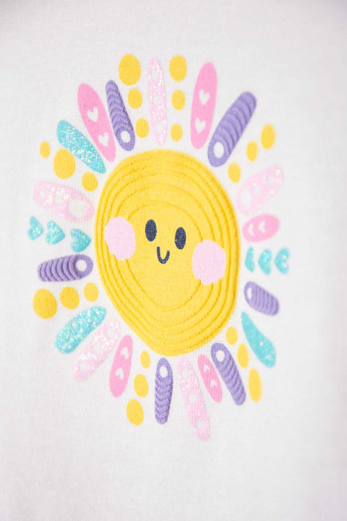 CONJUNTO DE LITTLEMIC CON PANTALÓN LARGO MULTICOLOR PARA BEBÉ NIÑA