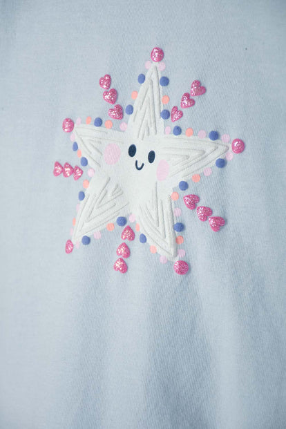 CONJUNTO DE LITTLEMIC CON PANTALÓN LARGO MULTICOLOR PARRA BEBÉ NIÑA