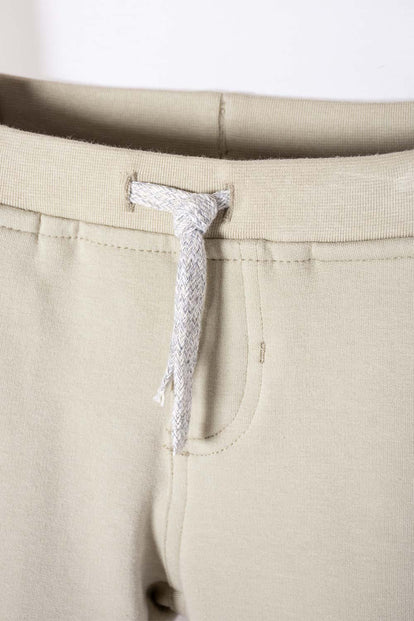 JOGGER LITTLEMIC CON CORDÓN CAFÉ PARA NIÑO 2T A 5T