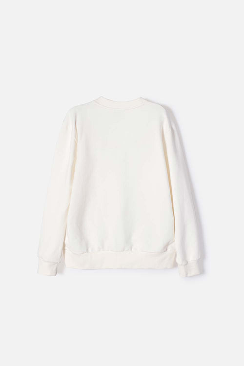 POLERON DE CAPYBARA MARFIL DE DISEÑO CERRADO PARA NIÑA