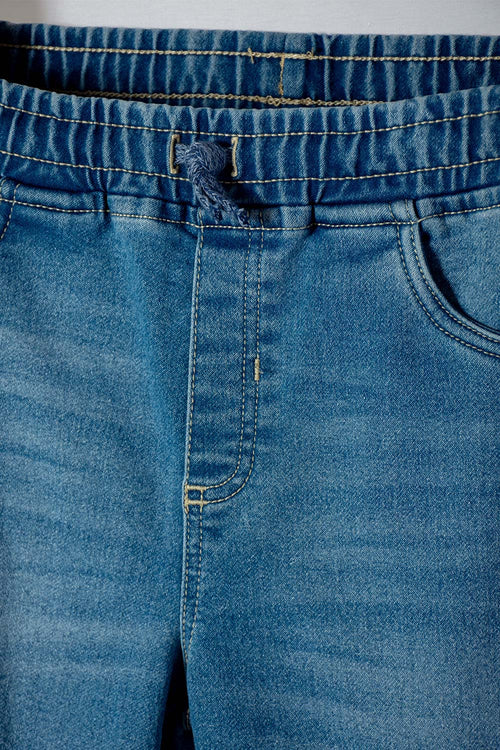 JOGGER DE MIC CON CORDÓN AZUL PARA NIÑO