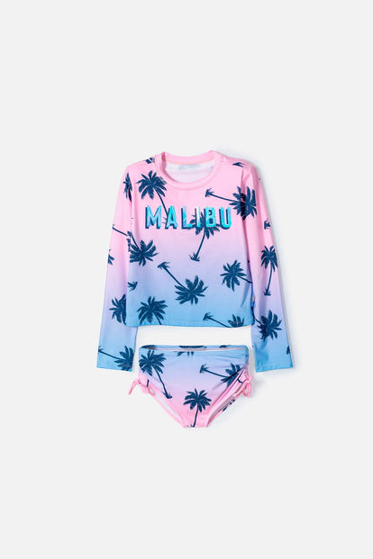 VESTIDO DE BAÑO DE MIC MULTICOLOR PARA NIÑA