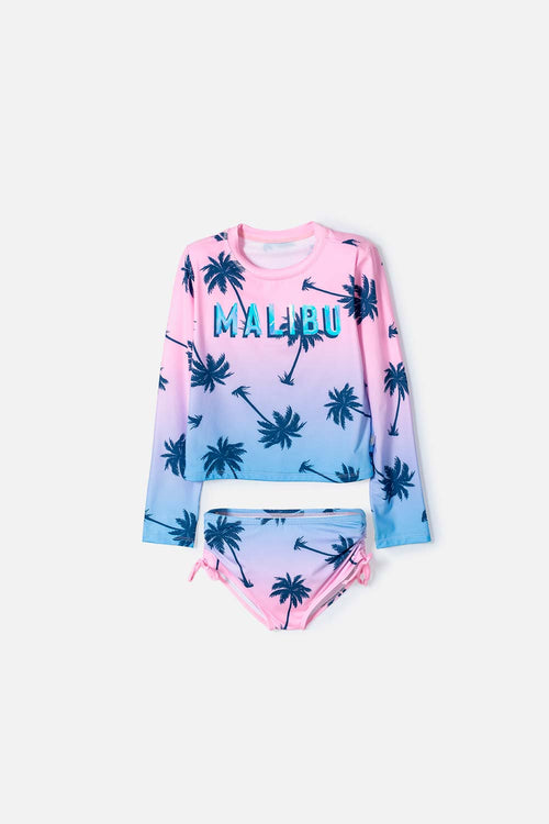 VESTIDO DE BAÑO DE MIC MULTICOLOR PARA NIÑA