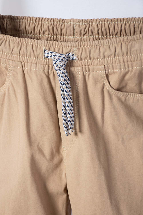 JOGGER DE LITTLEMIC CON CORDÓN CAQUI PARA NIÑO 2T A 5T