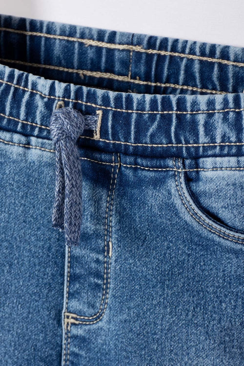 JOGGER DE LITTLEMIC CON CORDÓN AZUL PARA NIÑO 2T A 5T