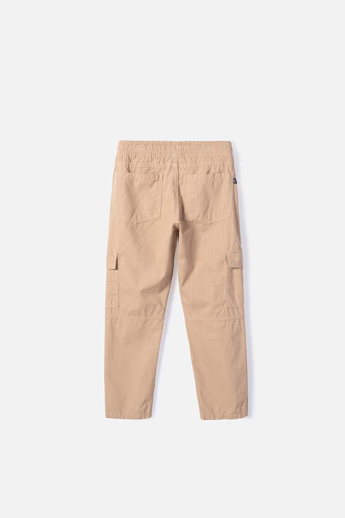 JOGGER DE MIC CON CORDÓN CAQUI PARA NIÑO