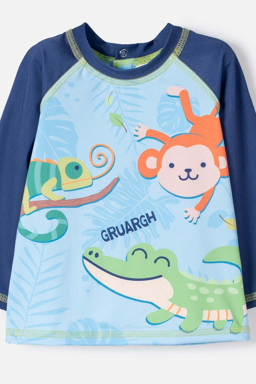 CONJUNTO DE BAÑO DE LITTLEMIC MULTICOLOR PARA BEBÉ NIÑO