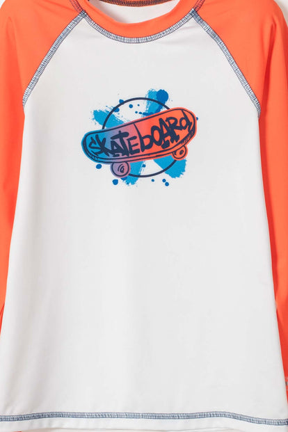 CAMISETA DE BAÑO MIC MANGA LARGA PARA NIÑO