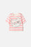 POLERA DE MIC MANGA CORTA MULTICOLOR PARA NIÑA