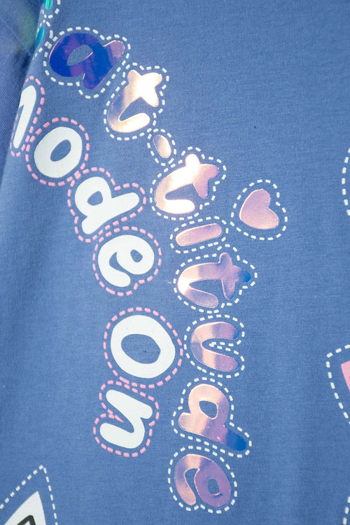 POLERA DE MIC MANGA CORTA MULTICOLOR PARA NIÑA