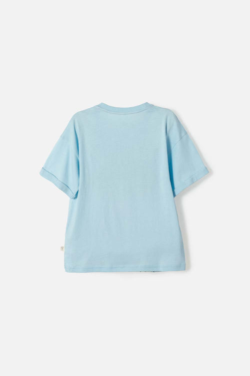 POLERA DE MIC MANGA CORTA MULTICOLOR PARA NIÑA