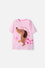 POLERA DE MIC MANGA CORTA MULTICOLOR PARA NIÑA