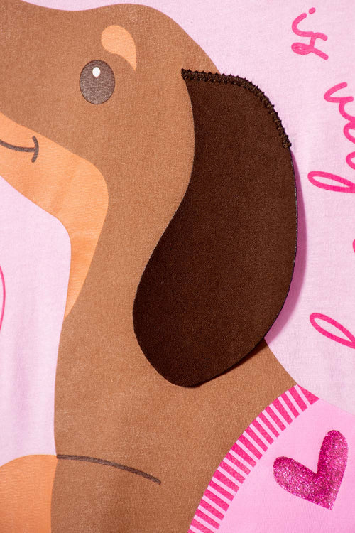 POLERA DE MIC MANGA CORTA MULTICOLOR PARA NIÑA