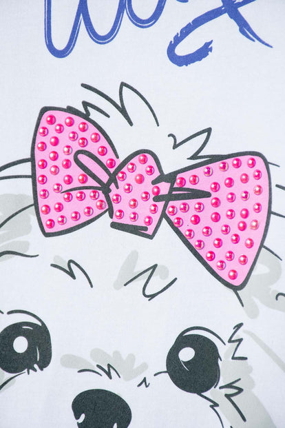 POLERA DE MIC MANGA CORTA MULTICOLOR PARA NIÑA