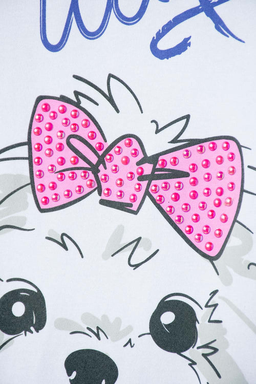 POLERA DE MIC MANGA CORTA MULTICOLOR PARA NIÑA