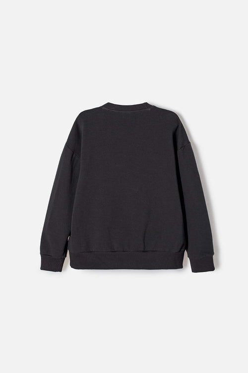 POLERON DE MIC CERRADO GRIS PARA NIÑO