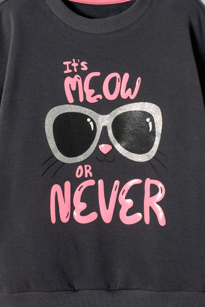 POLERON DE MIC CERRADO MULTICOLOR PARA NIÑA