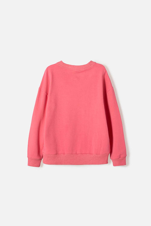 POLERON DE MIC CERRADO ROSADO PARA NIÑA