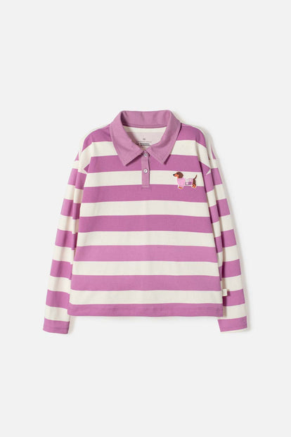 POLERA TIPO POLO DE MIC MULTICOLOR PARA NIÑA