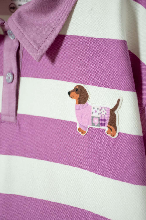 POLERA TIPO POLO DE MIC MULTICOLOR PARA NIÑA