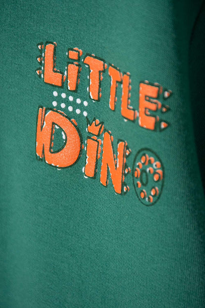 POLERON DE LITTLEMIC CON CIERRE VERDE PARA NIÑO 2T A 6T
