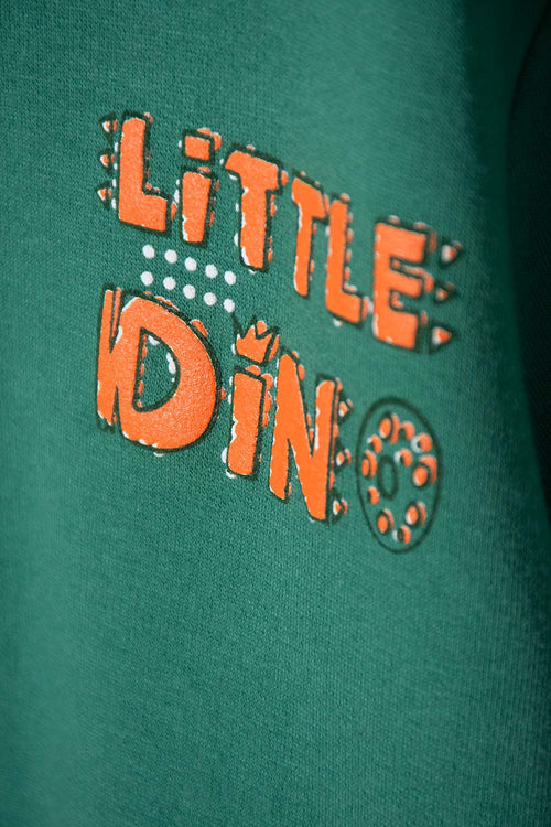 POLERON DE LITTLEMIC CON CIERRE VERDE PARA NIÑO 2T A 6T