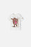 POLERA DE JURASSIC MANGA CORTA BLANCA PARA NIÑO 2T A 5T