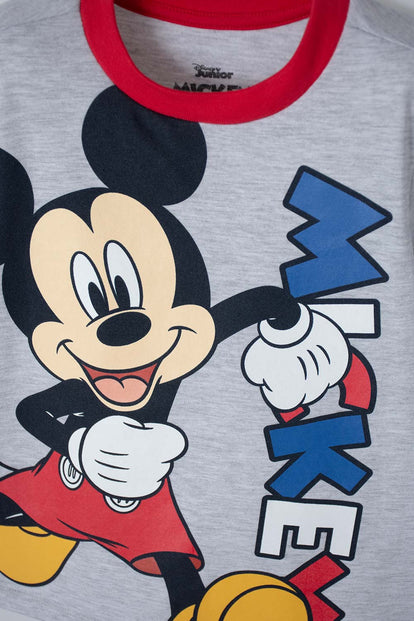 PIJAMA DE MICKEY MOUSE CON PANTALÓN LARGO MULTICOLOR PARA NIÑO 2T A 5T
