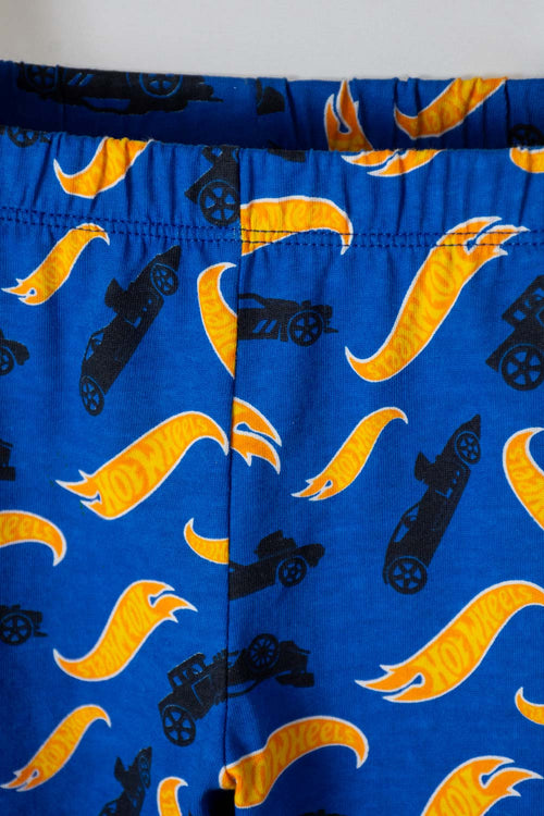 PIJAMA DE HOTWHEELS MANGA CORTA MULTICOLOR PARA NIÑO 2T A 5T