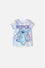 POLERA DE STITCH MULTICOLOR MANGA CORTA PARA NIÑA 2T A 5T