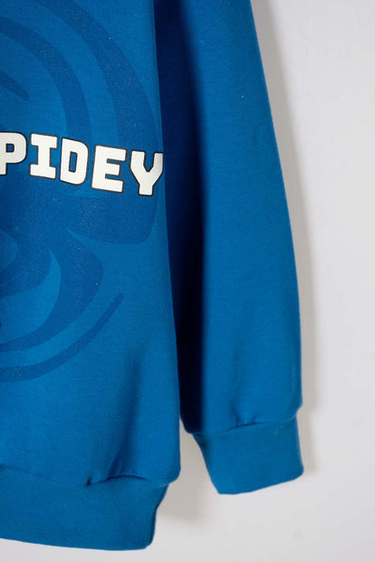 POLERON DE SPIDER-MAN CERRADO AZUL PARA NIÑO 2T A 6T